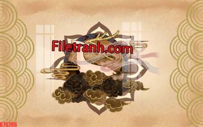 File tranh PSD File tranh gốc dán tường hươu nai sừng K76796 chất lượng cao