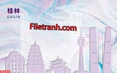 Download file tranh File tranh gốc dán tường hươu nai sừng K76830 (file gốc PSD)