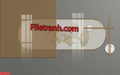 File in ấn File tranh gốc dán tường hươu nai sừng K76872 (bản gốc) cao cấp