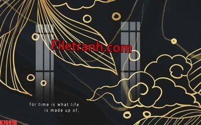 File gốc File tranh gốc dán tường hươu nai sừng K76918 (PNG) trong suốt (transparent)