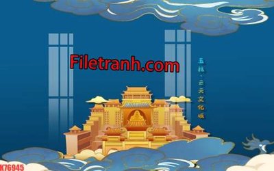 File tranh File tranh gốc dán tường hươu nai sừng K76945 (ảnh gốc) độc quyền