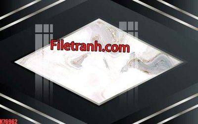 File gốc File tranh gốc dán tường hươu nai sừng K76962 (cho in 3D) độc đáo