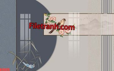 Tải file File tranh gốc dán tường hươu nai sừng K76979 (ảnh gốc) 300dpi File tranh gốc dán tường hươu nai sừng K76979