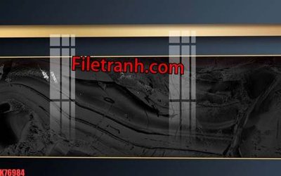 File gốc in mica File tranh gốc dán tường hươu nai sừng K76984 chất lượng