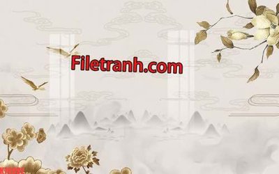 Tải file gốc File tranh gốc dán tường hươu nai sừng K76992 dùng cho in ấn