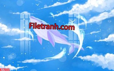 File gốc File tranh gốc dán tường hươu nai sừng K77005 (dành cho trang trí nội thất)