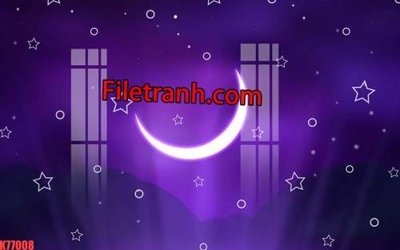 File tranh gốc File tranh gốc dán tường hươu nai sừng K77008 (bản quyền) độc đáo