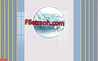 File tranh gốc PSD File tranh gốc dán tường hươu nai sừng K77017 còn nguyên layer