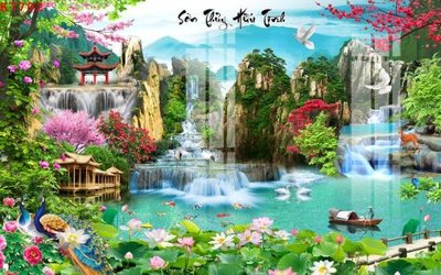 Tải file PSD File gốc in tranh tổng hợp K7702 (nguyên layer) để in