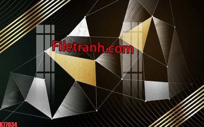 File gốc in mica File tranh gốc dán tường hươu nai sừng K77034 chất lượng