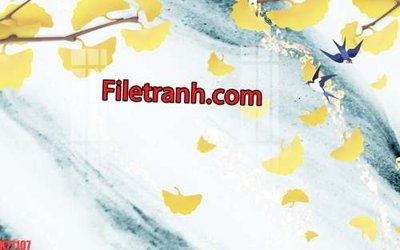 File gốc File tranh gốc dán tường hươu nai sừng K77107 (vector) cho in ấn