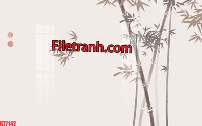 Tải file File tranh gốc dán tường hươu nai sừng K77142 (gốc) chủ đề tâm linh