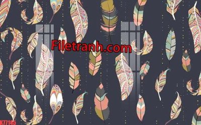 File gốc File tranh gốc dán tường hươu nai sừng K77145 (cho in ấn) từ Filetranh.com