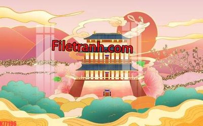 Tải file tranh File tranh gốc dán tường hươu nai sừng K77196 (ảnh gốc) ngay