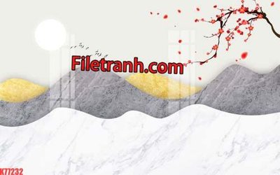 File gốc File tranh gốc dán tường hươu nai sừng K77232 (ảnh chi tiết) để in trần