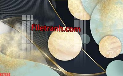 Tải file gốc File tranh gốc dán tường hươu nai sừng K77234 dùng cho in ấn