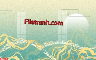 File in ấn cao cấp File tranh gốc dán tường hươu nai sừng K77284 (file gốc)