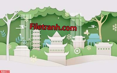 Tải file gốc File tranh gốc dán tường hươu nai sừng K77286 (in khổ lớn) quảng cáo