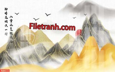 Download file tranh PSD File tranh gốc dán tường hươu nai sừng K77289 để chỉnh sửa