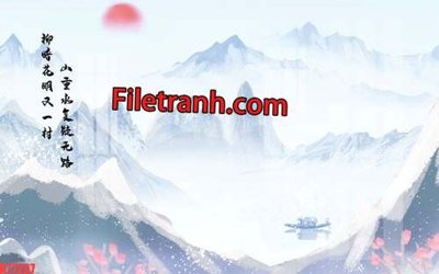 File ảnh File tranh gốc dán tường hươu nai sừng K77297 (gốc) in Hiflex