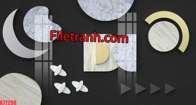 Download file File tranh gốc dán tường hươu nai sừng K77298 (gốc) in mica bàn thờ