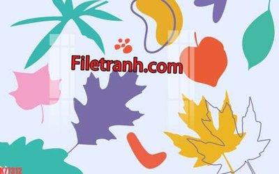 File tranh File tranh gốc dán tường hươu nai sừng K77312 (gốc) in trên kính