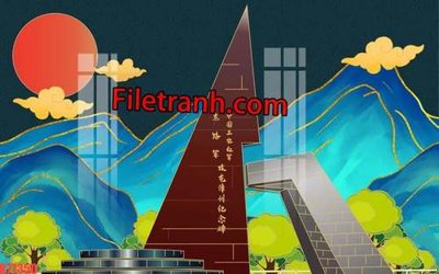 File gốc File tranh gốc dán tường hươu nai sừng K77350 (phiên bản chuẩn) để in ấn