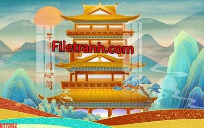 File gốc File tranh gốc dán tường hươu nai sừng K77362 (cho in 3D) độc đáo