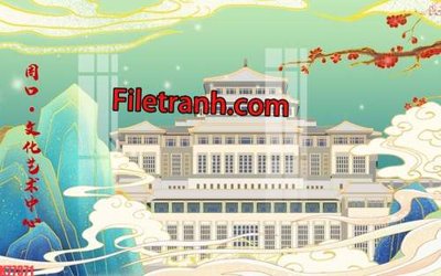 File gốc File tranh gốc dán tường hươu nai sừng K77371 (ảnh chi tiết) để in ấn