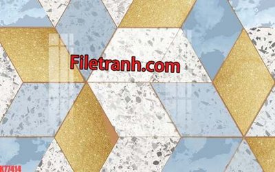 File gốc File tranh gốc dán tường hươu nai sừng K77414 (in lụa) tranh mã đáo