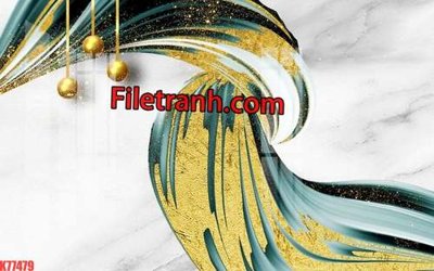 File gốc File tranh gốc dán tường hươu nai sừng K77479 cho in ấn và thiết kế