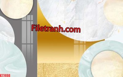 File tranh File tranh gốc dán tường hươu nai sừng K77498 (ảnh gốc) in trần 3D