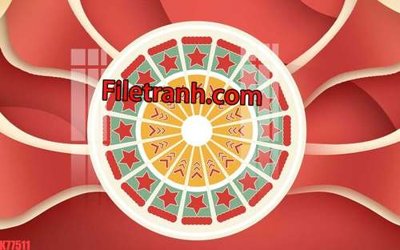 File ảnh File tranh gốc dán tường hươu nai sừng K77511 (gốc) in quảng cáo ngoài trời