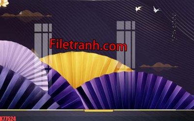 Chi tiết file gốc File tranh gốc dán tường hươu nai sừng K77524 (cho in tráng gương)