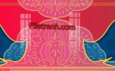 File gốc File tranh gốc dán tường hươu nai sừng K77526 (phong cách) châu Âu