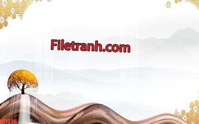 Tải file File tranh gốc dán tường hươu nai sừng K77536 (ảnh gốc) in tranh kính