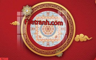 File gốc File tranh gốc dán tường hươu nai sừng K77580 (dành cho trang trí nội thất)