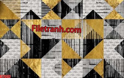 File ảnh File tranh gốc dán tường hươu nai sừng K77593 (gốc) in standee