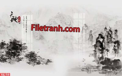 File gốc File tranh gốc dán tường hươu nai sừng K77623 (PNG) không nền chất lượng