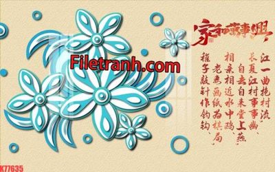 File ảnh File tranh gốc dán tường hươu nai sừng K77635 (gốc) in PP, decal