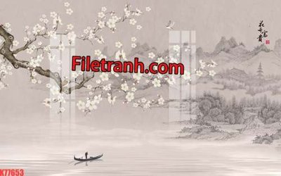 Tải file File tranh gốc dán tường hươu nai sừng K77653 (ảnh gốc) file TIFF