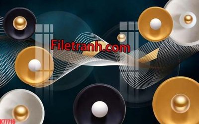 File tranh File tranh gốc dán tường hươu nai sừng K77716 (bản gốc) in lụa dán tường