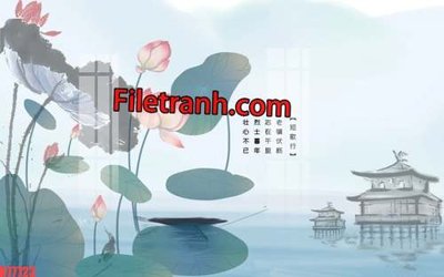 Tải file File tranh gốc dán tường hươu nai sừng K77723 (PSD) cho in tranh kính