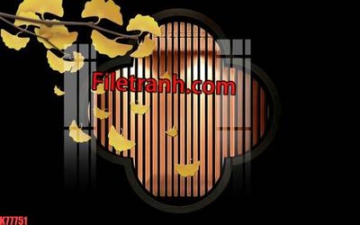 File tranh gốc in trần nhà File tranh gốc dán tường hươu nai sừng K77751 3D