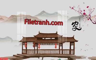 File gốc File tranh gốc dán tường hươu nai sừng K77760 (PNG) nền trong suốt