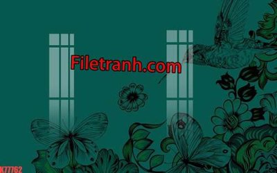 File tranh File tranh gốc dán tường hươu nai sừng K77762 (gốc) in vải canvas