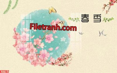 Tải file tranh gốc File tranh gốc dán tường hươu nai sừng K77767 chất lượng cao