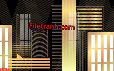 Tải file File tranh gốc dán tường hươu nai sừng K77780 (gốc) in trên mọi chất liệu