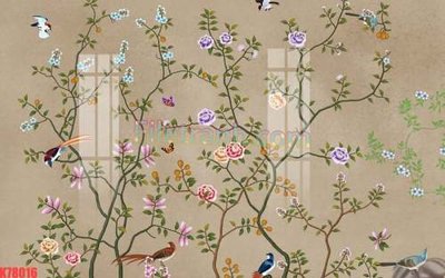 File in ấn File tranh gốc dán tường đẹp K78016 (bản gốc) chất lượng cao