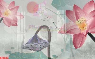 File gốc File tranh gốc dán tường đẹp K78033 (in mica) cắt laser